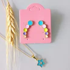 Pingente Banhado a Ouro 18K Resina