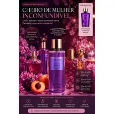 Body Splash Desejada Glow | Cheiro de Perfume Importado + Glow Radiante