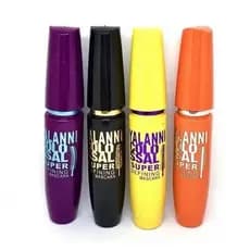 Máscara de Cílios Yalanni Super Volume, Volume Intenso, Cílios Curvados, Alongador + Volume | Rímel