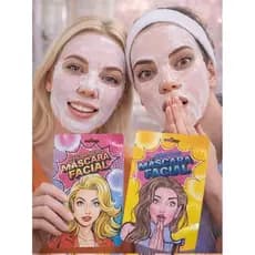 Máscara Facial Hidratante ou Clareadora ou Reparadora Sachê Unidade – Skincare para Todos os Tipos de Pele