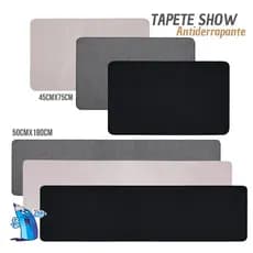 TAPETE SHOW PARA ENTRADA COZINHA MACIO 45CMX75CM / 50CMX180CM ANTIDERRAPANTE KAPAZI