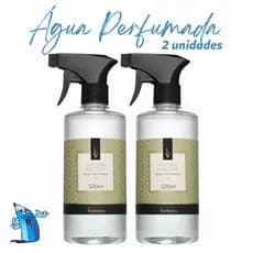 KIT ÁGUA PERFUMADA VIA AROMA ALECRIM SILVESTRE 500ML 2 UNIDADE SPRAY TECIDO CHEIRINHO CASA PERFUMADA