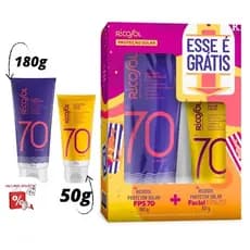 KIT PROTETOR SOLAR FPS 70 - 180 G + FACIAL FPS 70-50G RICOSOL