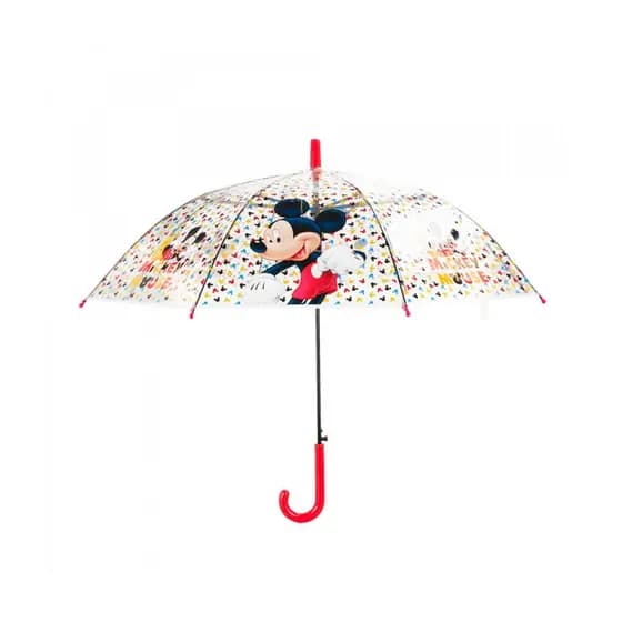 Guarda Chuva Infantil Transparente Mickey 68x80cm - Disney - Original - Licenciado - DYFS19-MK1A-D