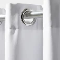 Cortina grande Ilhós Cromado 3 x 2,20 Oxford Para Quarto Sala Escritório