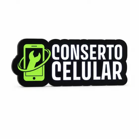 Letreiro Luminoso Assistência Celular - Conserto Celular