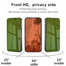 Protetor Tela Vidro Temperado Anti Espião Privacidade De Cobertura Completa Para iPhone 17 16 15 14 13 12 11 Pro Max 7 8