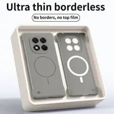Capa De Telefone Magnética Ultrafina Fosca Sem Moldura Para Xiaomi Redmi Note 15 14 13 12 Pro Dissipação De Calor Carga
