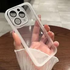 Capa De Telefone Para iPhone 13 12 11 Pro Max XR XS 7 8 Plus 6 6s SE Soft TPU Silicone Acrílico À Prova De Choque Com Pr