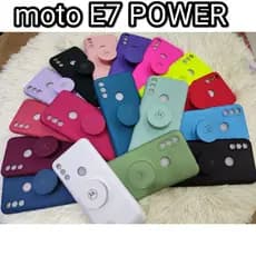 Capinha de celular Para MOTOROLA MOTO E7 POWER  Em Silicone Aveludo Com Proteção
