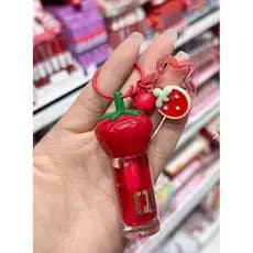 Marca Chaveiro de Morango com Design Divertido e Cor Viva para Acessórios de Bolsa e Chaves