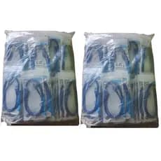 100 Unidades Patch Cord Cabo De Rede Rj45 Ethernet Lan Cat5e Azul 1,5 metros