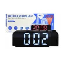 Relógio Digital Despertador de Mesa com Projetor ZB-4005 - Luatek