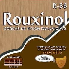 ENCORDOAMENTO P/ VIOLÃO ROUXINOL NYLON TENSÃO MÉDIA R-56