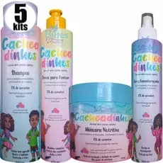 5 Kit Cacheadinhos Suave Fragrance Crespo/cacheado/ondulados