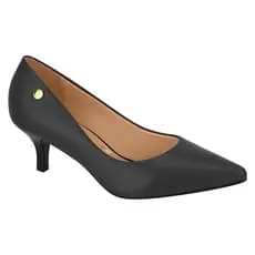 Sapato Scarpin Salto Baixo Vizzano Original Pelica