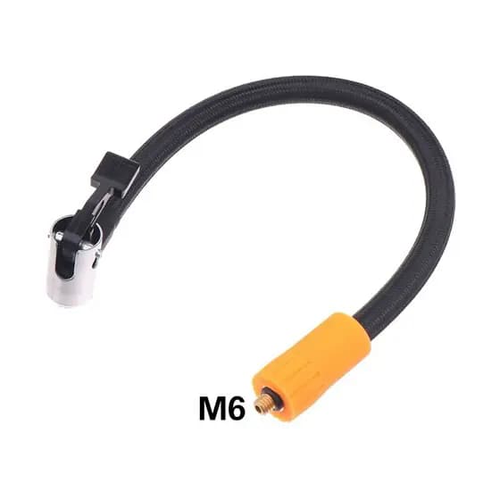 Mangueira Rosca M6 P/ Mini Compressor Bomba De Ar Portátil Preto