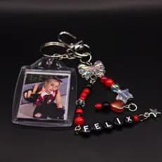 Pingente Charm Chaveiro  de Bolsa Stray Kids SKZ Stay Kpop Photocard