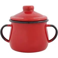 Açucareiro 08 Esmaltado Vermelho 380 ml - Linha Ewel