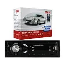Som automotivo Mosfet 60wx4 c USB leitor de cartão SD Rádio