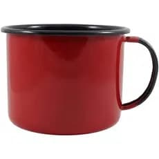 Caneca 12 Esmaltado Vermelho 1100 ml - Ewel