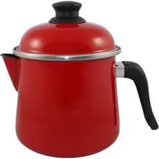 Leiteira bojuda 16 Esmaltada Vermelha - 2000 ml - Ewel