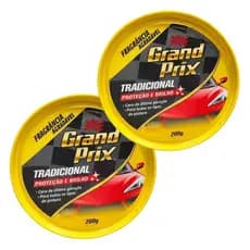 Kit 02 Ceras Automotiva Grand Prix Tradicional Lata 200g