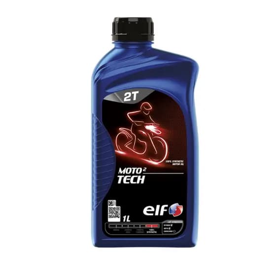 2 Unid. Lubrificante 2t Elf Moto Tech 2t 100% Sintético