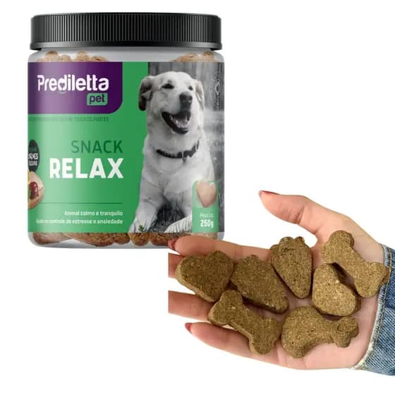Snack Relax Suplemento Premuim Para Cães 250g Prediletta