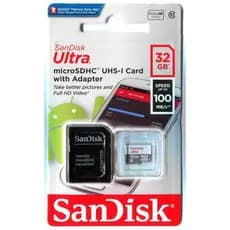 Cartão de Memoria SanDisk Ultra MicroSDXC  UHS-I Card With Adapter
