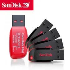 Pen Drive SanDisk Cruzer Blade USB 2.0 8gb 16gb 32gb 64gb