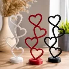 kit com 3 Corações Decorativo - Amor e estilo para seu ambiente