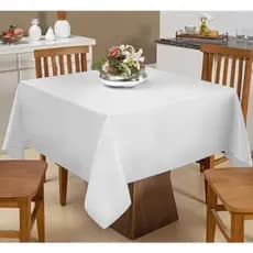 Toalha de Mesa 1,50x1,50m Quadrada 4 lugares Festa Buffet Restaurante