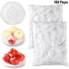 100 pçs/300 Pçs conjunto de filme plástico descartável PE, capa minimalista para alimentos para cozinha
