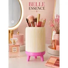 Belle Essence™ | Organizador de Maquiagem Porta Pincéis e Cosméticos Decorativo Premium