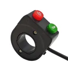 CHAVE COM BOTAO LIGA DESLIGA PARA GUIDAO DE MOTO + MOMENTANEO PARA BUZINA