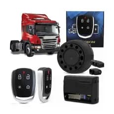 Alarme Positron Tx360 12 Ou 24v Caminhão Com Bateria Backup