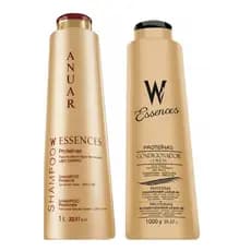 Kit Shampoo 1L e Condicionador Proteínas 1kg - Profissional - Todos os cabelos - Anuar