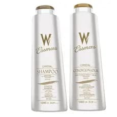 Shampoo 1L + Condicionador 1kg - Profissional Cristal - Anuar