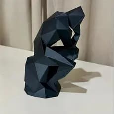 Estátua do Pensador - Geométrica