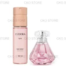 Eudor Kit Lyra: Desodorante Colônia 75ml + Body Spray 100ml