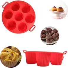 Forma De Silicone Para Mini Bolo Cupcake Airfryer Microondas