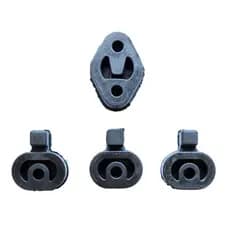 Borracha Coxim Escapamento Ford Courier Kit 4 Peças