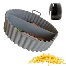 Forma De Silicone Para Fritadeira Air Fryer Com Divisória