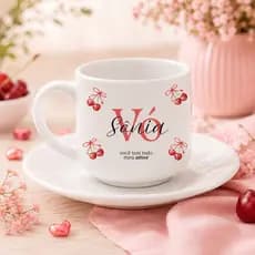 Xícara Personalizada 180ml Vó / Vô Você Tem Todo Meu Amor | Cerejas | Presente Avós