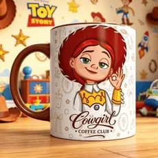 Caneca Jessie Cowgirl Toy Story Cerâmica 325ml – Coffee Club