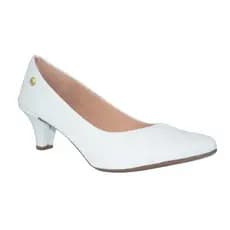 Scarpin Social Conforto Salto Fino Tendencia Sintetico
