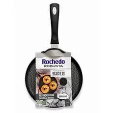 Panquequeira Antiaderente Rochedo 21cm Robusta Grafite Não Gruda Ovo Omelete Tapioca Panqueca