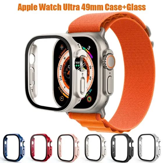Capa Para Apple watch Ultra 2 Série 10 46MM 49mm 44MM 45MM 42MM 41MM 40MM 38MM Protetor De Tela TPU Transparente 8 7 SE