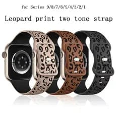 Pulseira S11 Com Estampa De Leopardo Para Apple Watch Band ultra 2 49mm 45mm 44mm 42mm 41mm 40mm 49mm 40 mm De correa Gr